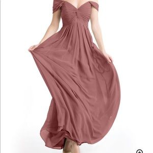 Azazie Kaitlynn Bridesmaid Dress in Desert Rose